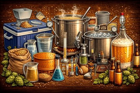 Παρασκευή All Grain μπύρας με πολτοποίηση βύνης