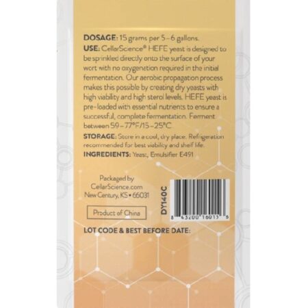 Alternative view of Μαγιά HEFE 15gr CellarScience®