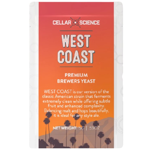 Μαγιά WEST COAST 15gr CellarScience®