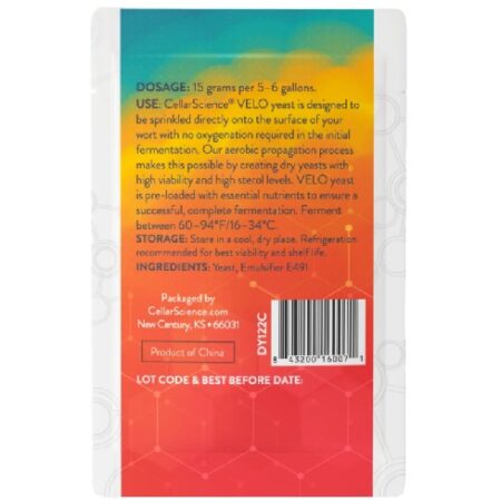 Alternative view of Μαγιά VELO 15gr CellarScience®