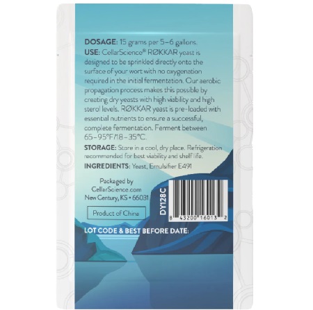Alternative view of Μαγιά RØKKAR 15gr CellarScience®