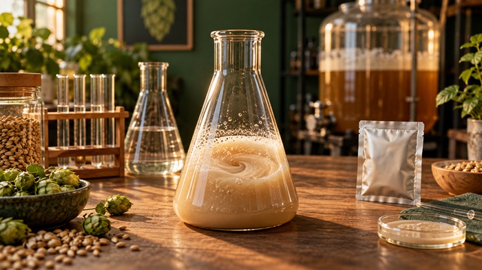 Μαγιά μπύρας και προετοιμασία yeast starter